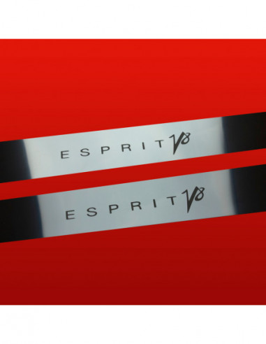 LOTUS ESPRIT  Door sills kick plates ESPRIT V8  Stainless Steel 304 Mirror Finish
