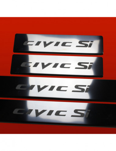 HONDA CIVIC MK8 Battitacco sottoporta CIVIC SIHatchback Acciaio inox 304 finitura a specchio