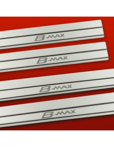 FORD B-MAX  Door sills kick plates   Stainless Steel 304 Mat Finish