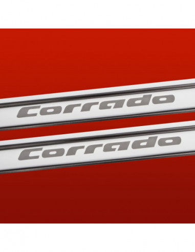 VW CORRADO  Door sills kick plates   Stainless Steel 304 Mat Finish