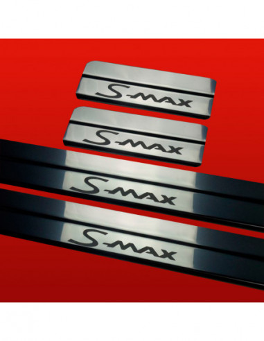 FORD S-MAX MK1 Plaques de seuil de porte   Acier inoxydable 304 Finition miroir