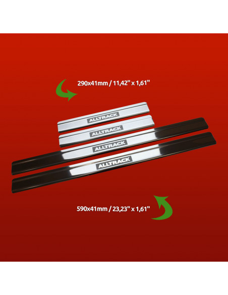 thumbnail image 2 of TFS Stainless Steel Matte Load Sill Protector For VW Passat B7 Variant / Alltrack 2010-2014 2 of 6