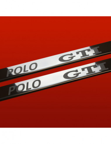 VOLKSWAGEN POLO MK5 6R Battitacco sottoporta POLO GTI3 porte Acciaio inox 304 finitura a specchio