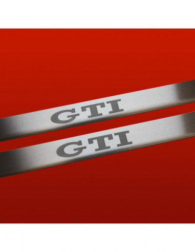 VOLKSWAGEN GOLF MK2 Battitacco sottoporta GTI3 porte Acciaio inox 304 Finitura opaca