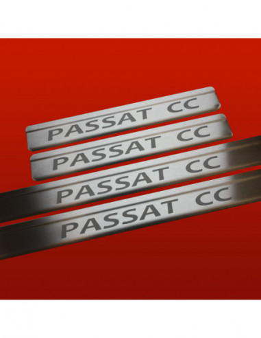 VW PASSAT CC Door sills kick plates PASSA CC TYPE2  Stainless Steel 304 Mat Finish