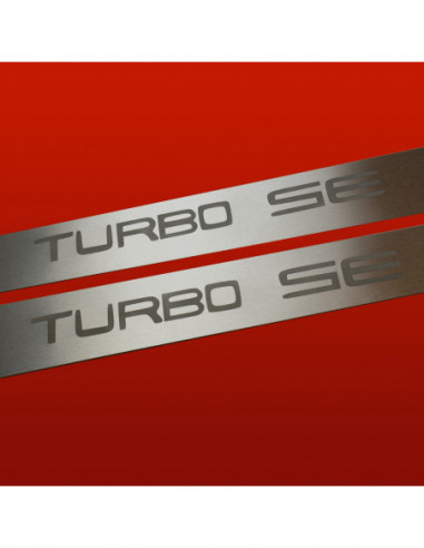 LOTUS ESPRIT  Door sills kick plates TURBO SE  Stainless Steel 304 Mat Finish