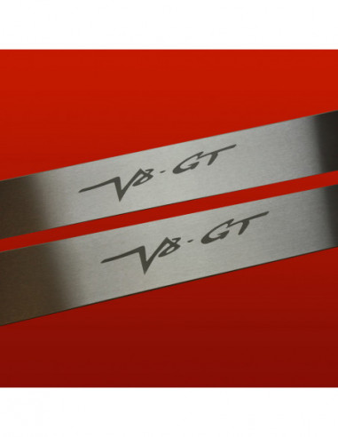 LOTUS ESPRIT  Door sills kick plates V8 GT  Stainless Steel 304 Mat Finish