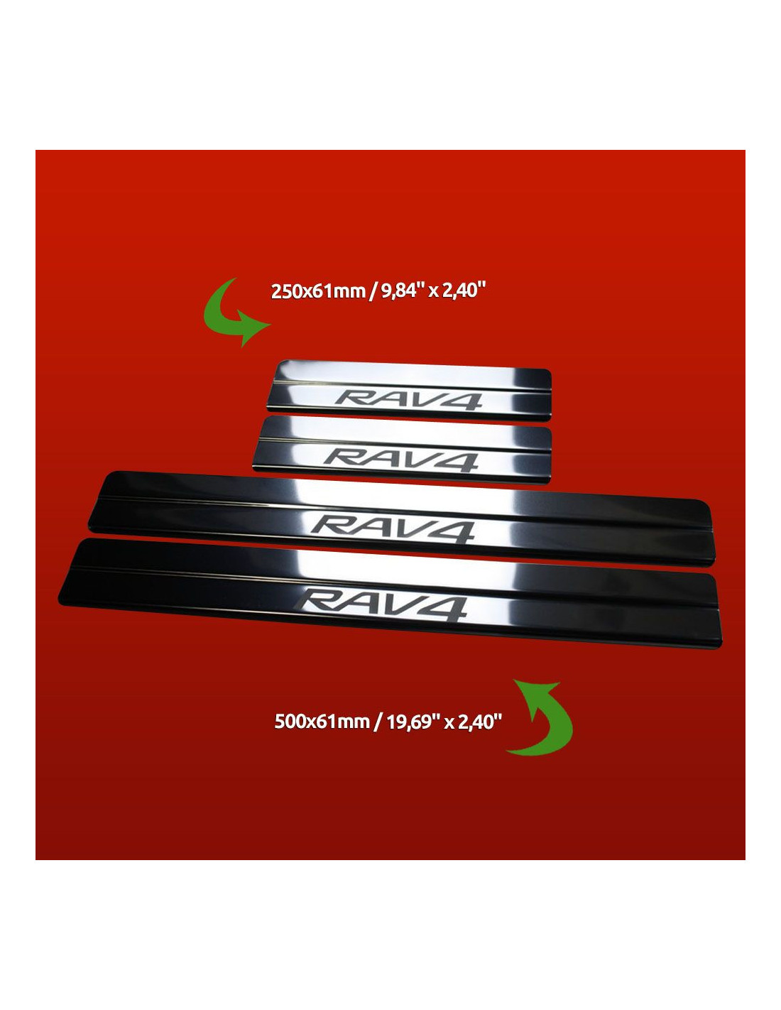 Ace Car Parts Rear Wiper Blade For Toyota RAV-4 Mk4 (1/2013+) – 25cm / 10 Inch, Plastic Blade With Clips