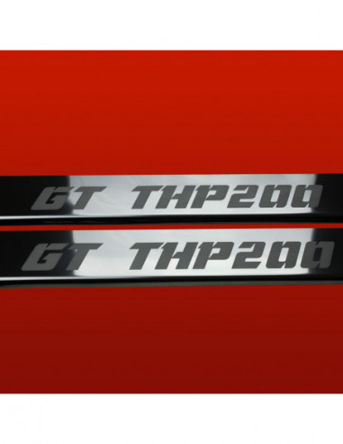 PEUGEOT RCZ  Door sills kick plates GT THP 200  Stainless Steel 304 Mirror Finish