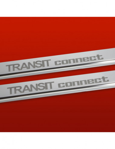 FORD TRANSIT CONNECT MK1 Door sills kick plates   Stainless Steel 304 Mirror Finish
