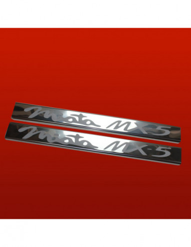 MAZDA MX-5 MK3 NC Plaques de seuil de porte MIATA MX-5  Acier inoxydable 304 Finition miroir