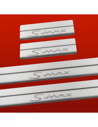 FORD S-MAX MK1 Einstiegsleisten Türschwellerleisten    Edelstahl 304 Matte Oberfläche