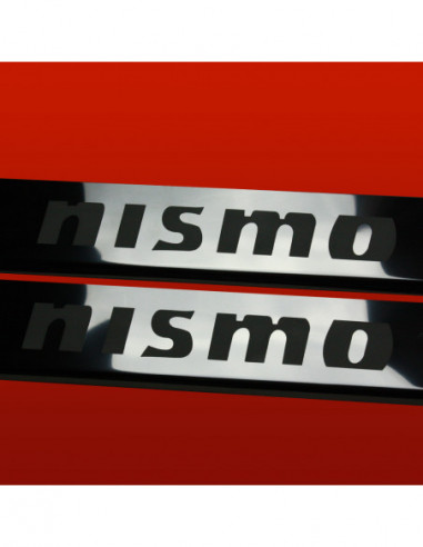 NISSAN 370Z  Plaques de seuil de porte NISMO  Acier inoxydable 304 Finition miroir
