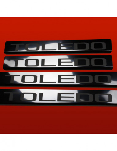 SEAT TOLEDO MK4 Door sills kick plates   Stainless Steel 304 Mirror Finish