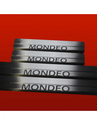 FORD MONDEO MK3 Einstiegsleisten Türschwellerleisten    Edelstahl 304 Matte Oberfläche
