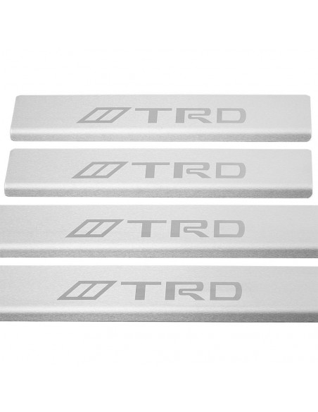TOYOTA AVENSIS MK3 T27 Door sills kick plates   Stainless Steel 304 Mat Finish