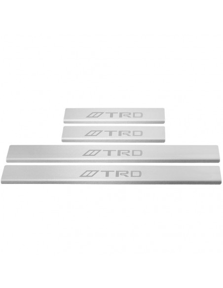 TOYOTA AVENSIS MK3 T27 Door sills kick plates   Stainless Steel 304 Mat Finish